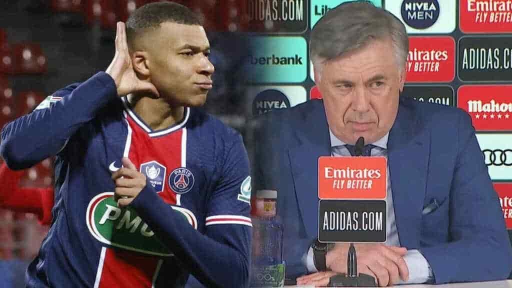 Insta Ancelotti a que el RM fiche a Mbappé