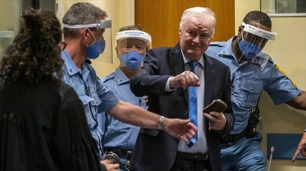 Ratifican cadena perpetua contra Mladic por genocidio