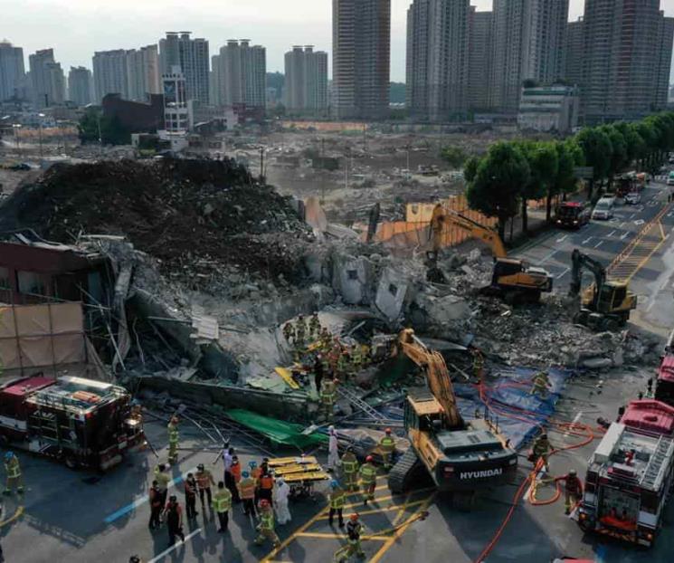 Colapsa edificio en Surcorea