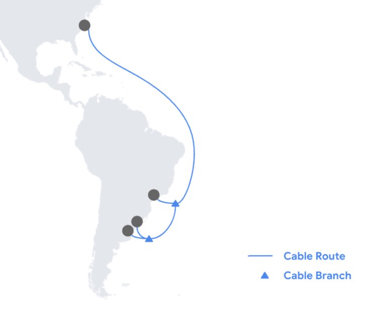Firmina, el nuevo cable submarino de Google