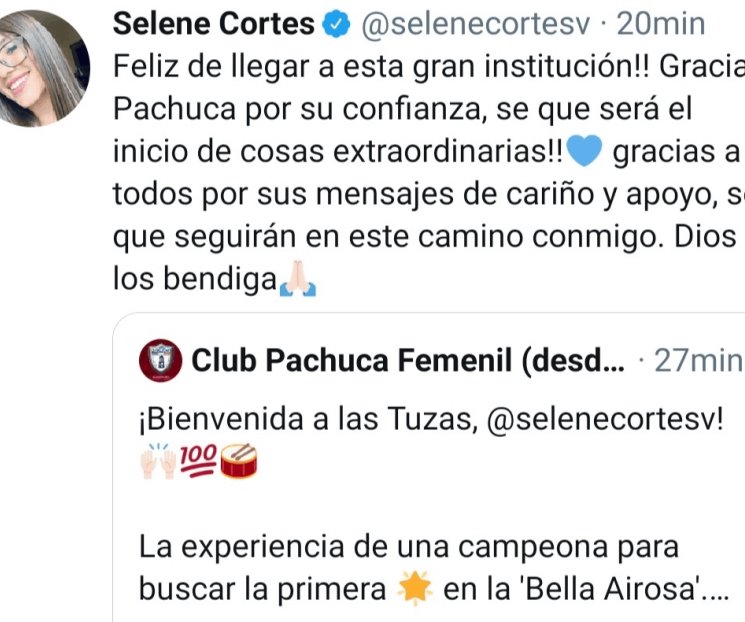 Deja Selene Cortes a Tigres Femenil