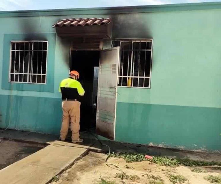 Se incendia casa en García NL