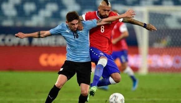 Empatan Chile y Uruguay en Copa América