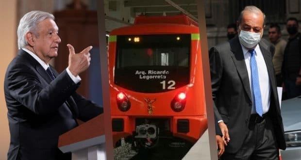 No habrá pleito con Carlos Slim por Línea 12 del Metro