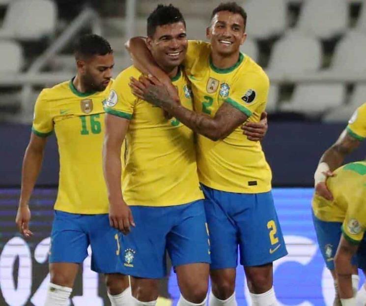 Vence de último momento Brasil a Colombia