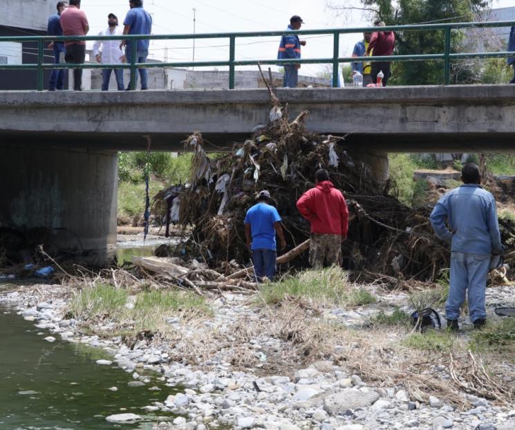 Retiran seis toneladas de basura de Arroyo Las Tinajas