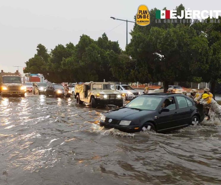 Tormenta deja 2 muertos y desborde de arroyos en Hermosillo