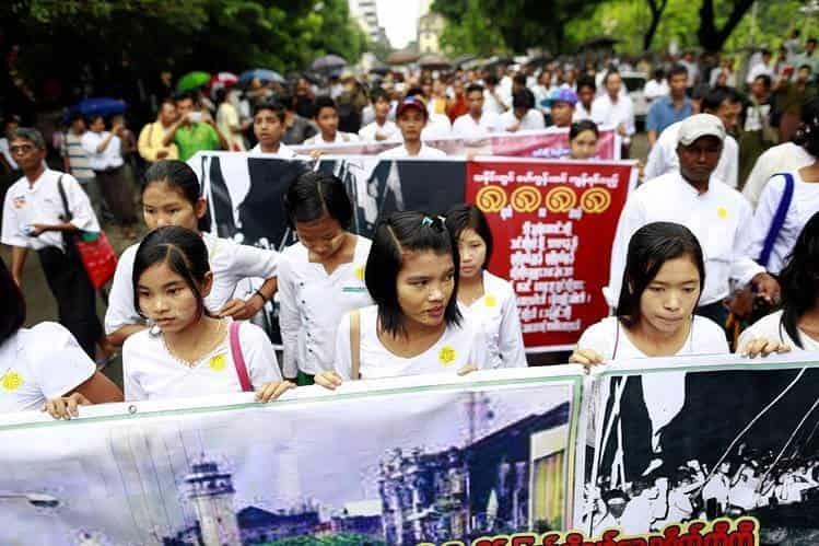 Conmemoran en Myanmar resistencia estudiantil