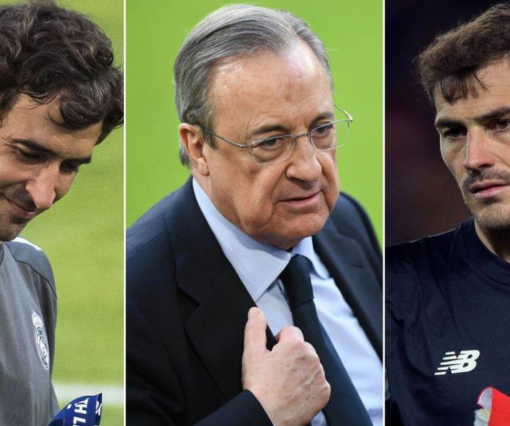 Raúl y Casillas, las dos grandes estafas, dice Florentino