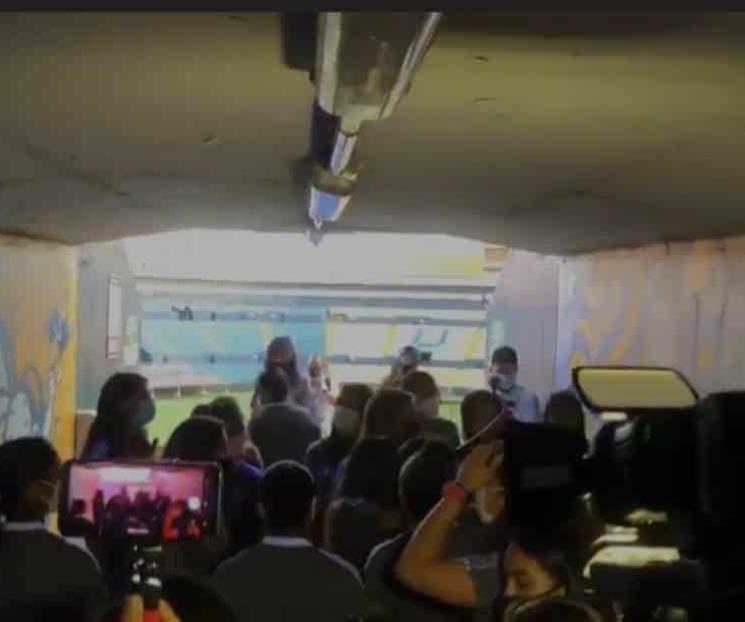Dedican túnel dentro del Universitario a Tigres Femenil