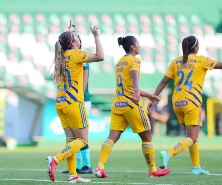 Gana Tigres al León en Liga Femenil