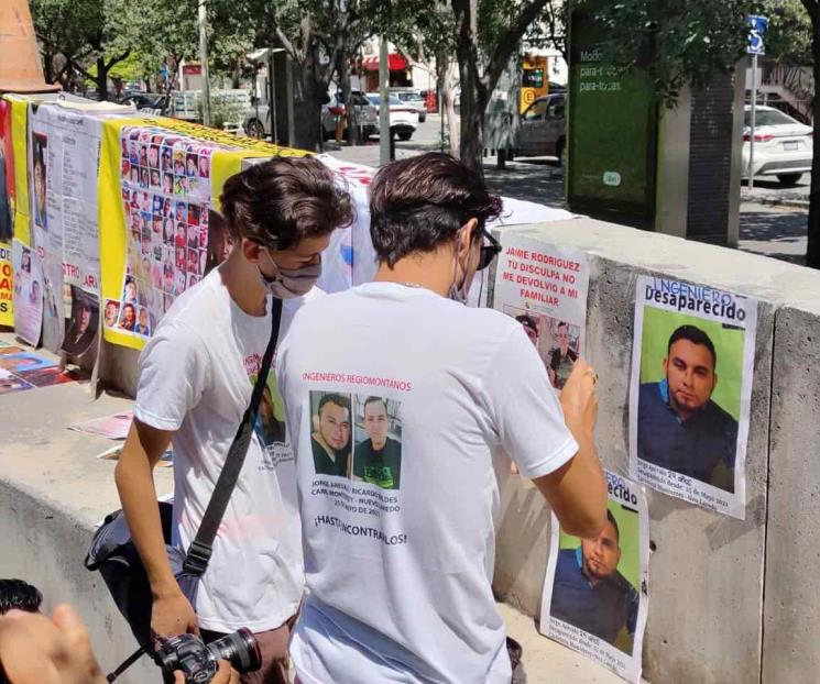 Exigen con protesta información sobre desaparecidos