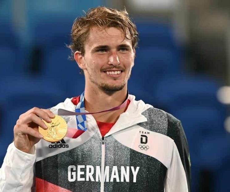 Se hace tenista Alexander Zverer del Oro Olímpico