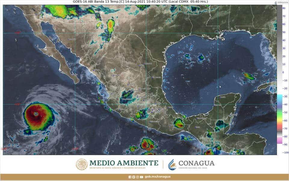 Huracán Linda se intensifica a categoría 3 en el Pacífico