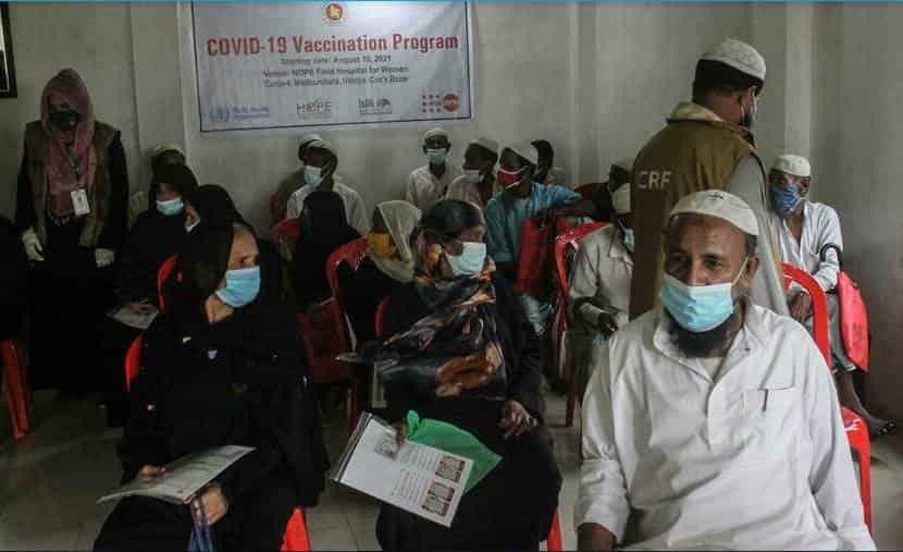 Bangladesh extiende vacunación contra Covid a  refugiados