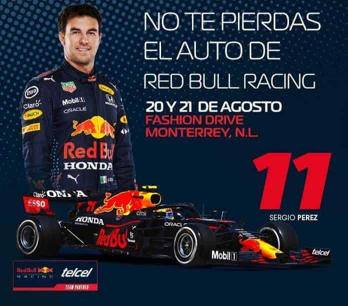 Estará el Red Bull de F1 hoy en Monterrey