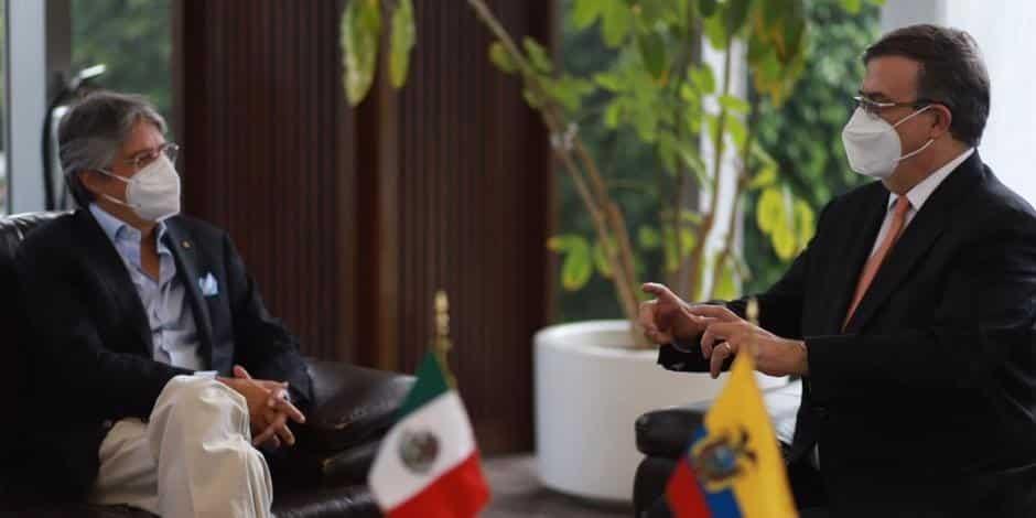 Llega a México Guillermo, presidente de Ecuador