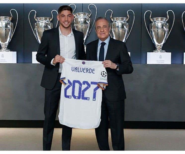 Renueva Valverde seis años con el Real Madrid