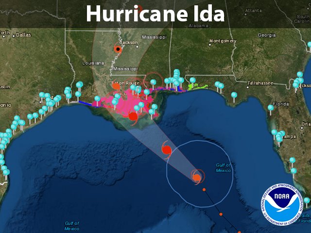 Ida llegaría a Luisiana como huracán de categoría 4