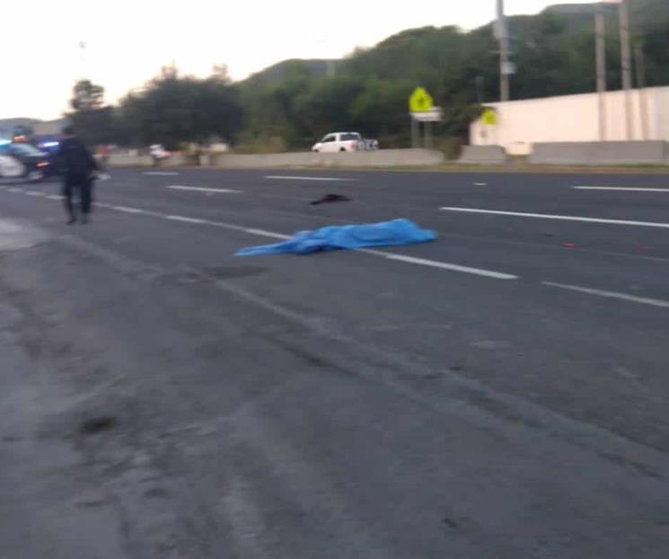 Muere peatón atropellado en Carretera Nacional
