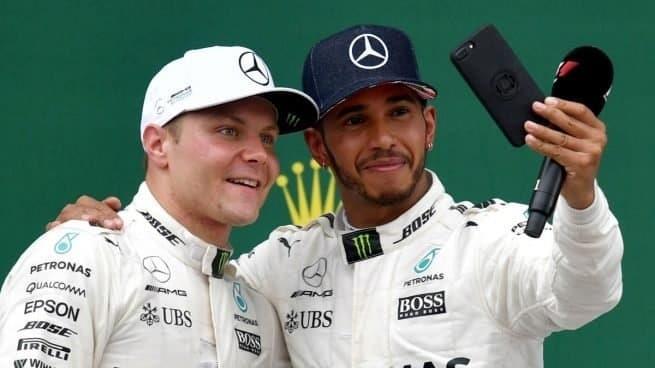 Ironiza Rosberg con buena relación de Hamilton y Bottas