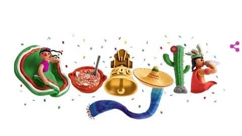Autor explica doodle que celebra Independencia de México