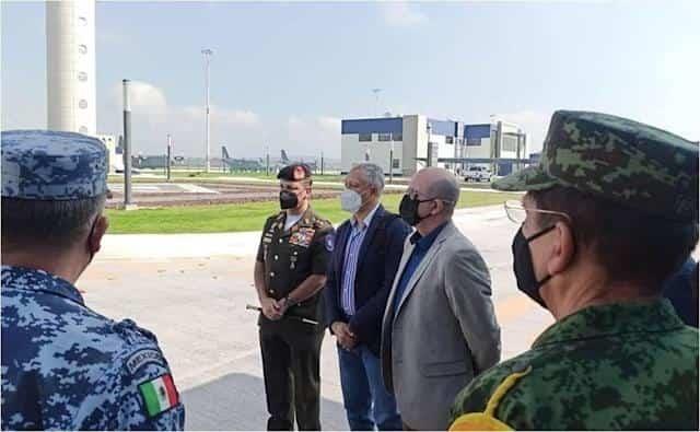 Delegación venezolana visita aeropuerto Felipe Ángeles