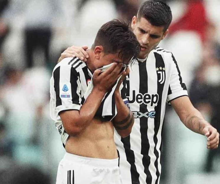 Llora Dybala en juego de la Juventus por una lesión