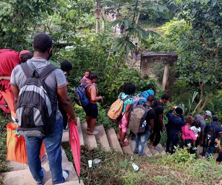 Llegan migrantes haitianos a Tapachula por nuevas rutas
