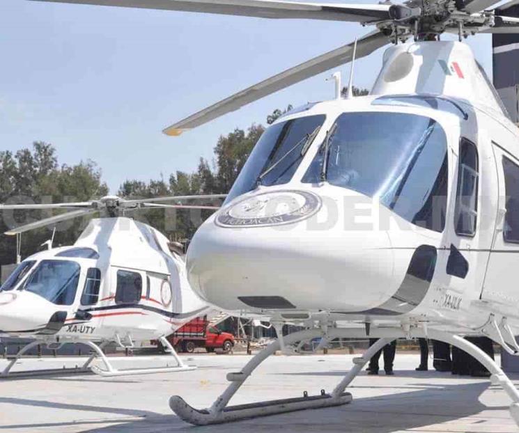 Rentó Aureoles helicópteros por más de mil 200 mdp