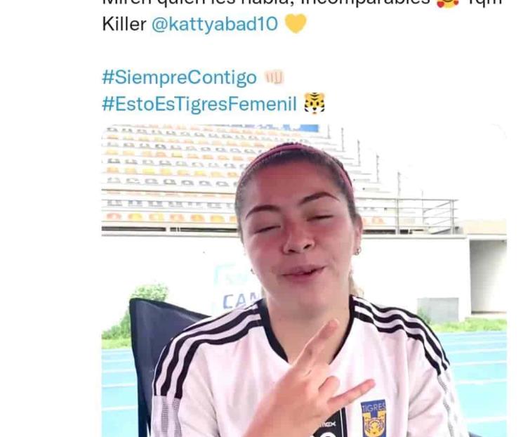 Regresa Katty Martínez a entrenamientos con Tigres Femenil