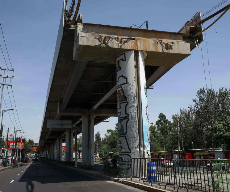 Reparación de tramo colapsado del Metro costará 800 mdp