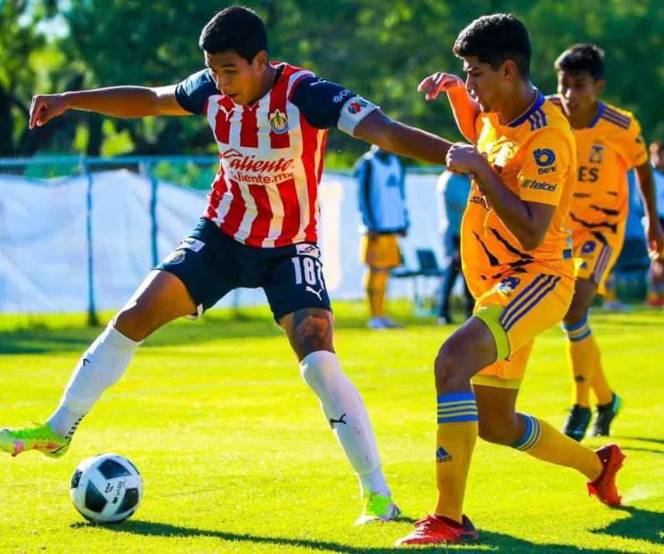 Golea Tigres a Chivas en categoría Sub-20