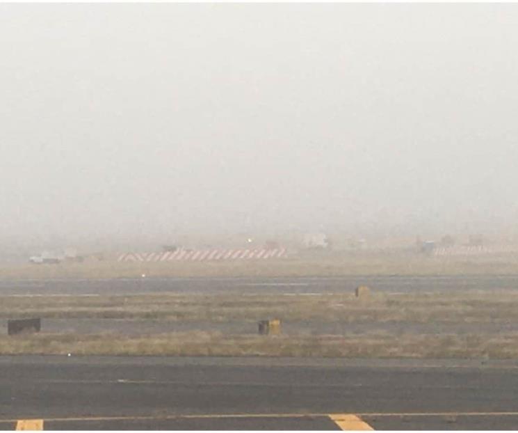 Aeropuerto de la CDMX anuncia cambios en vuelos por niebla