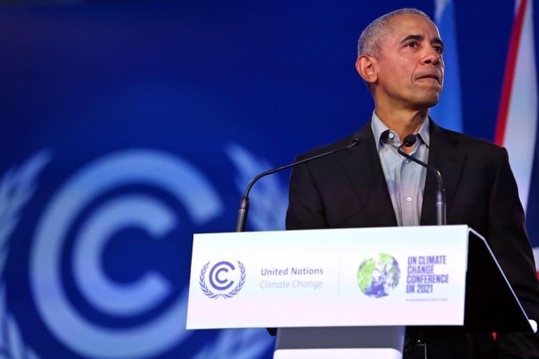 No hemos hecho suficiente, dice Obama en la COP26
