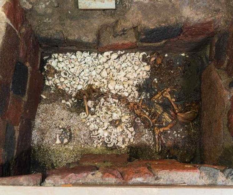 Detallan la ofrenda del jaguar enterrado en Templo Mayor