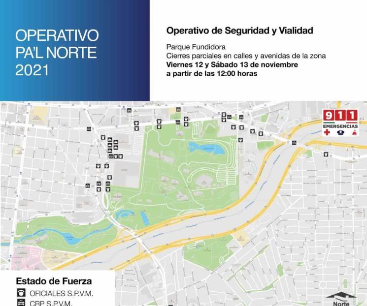 Inicia Monterrey operativo vial por evento Pa’l Norte