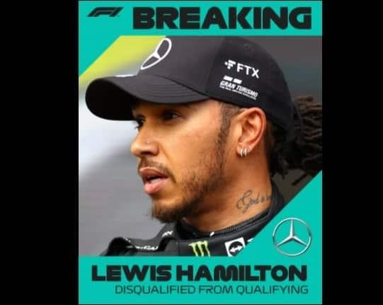 Sanciona FIA a Hamilton; largará último en carrera al Sprint