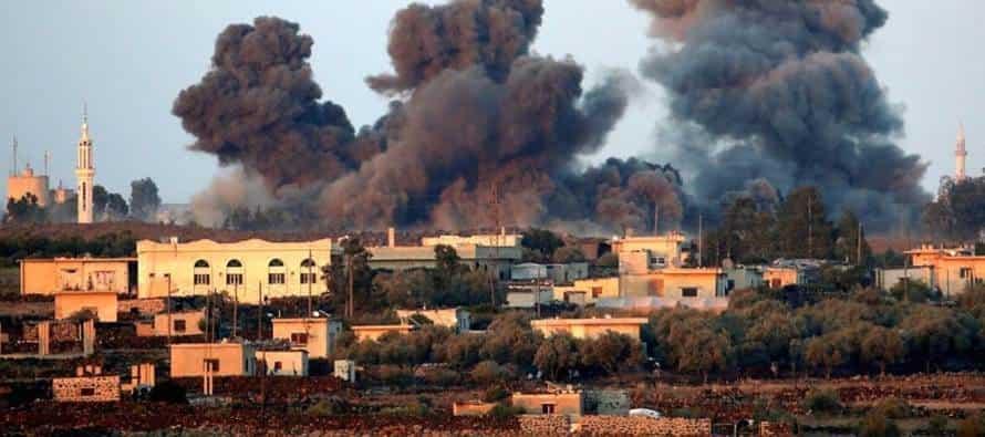 Dos muertos, 7 heridos en ataque aéreo en Siria