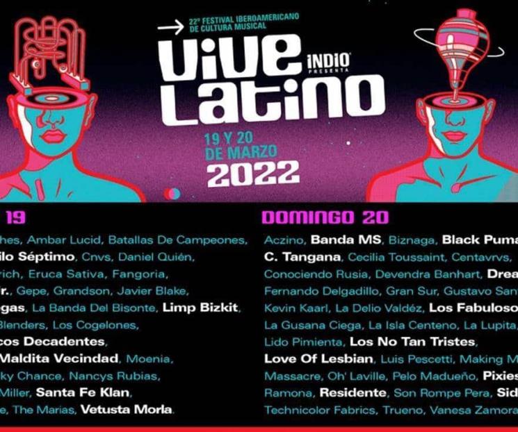 Auténticos Decadentes, Limp Bizkit, Banda MS al Vive Latino