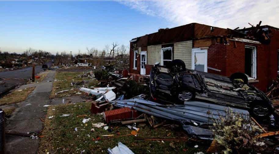 Sube a más de 70 cifra de muertos por tornados en Kentucky