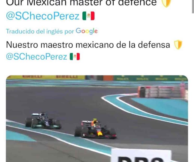 Nuestro maestro mexicano de defensa: Red Bull a Checo Pérez