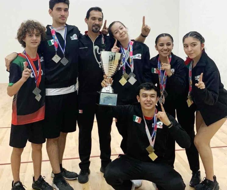 Raquetbolistas aportan 11 medallas a la Selección Nacional