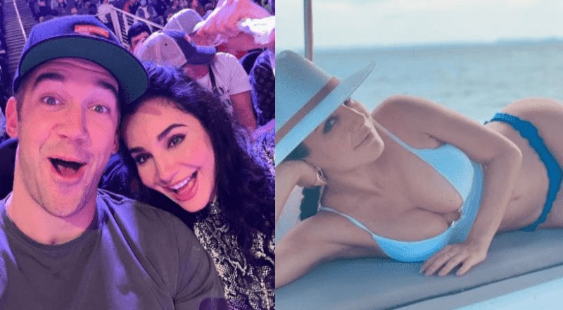 Martha Higareda posa en bikini y enloquece a su novio
