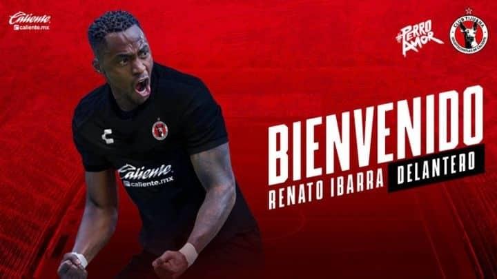 Renato Ibarra es nuevo jugador de Xolos