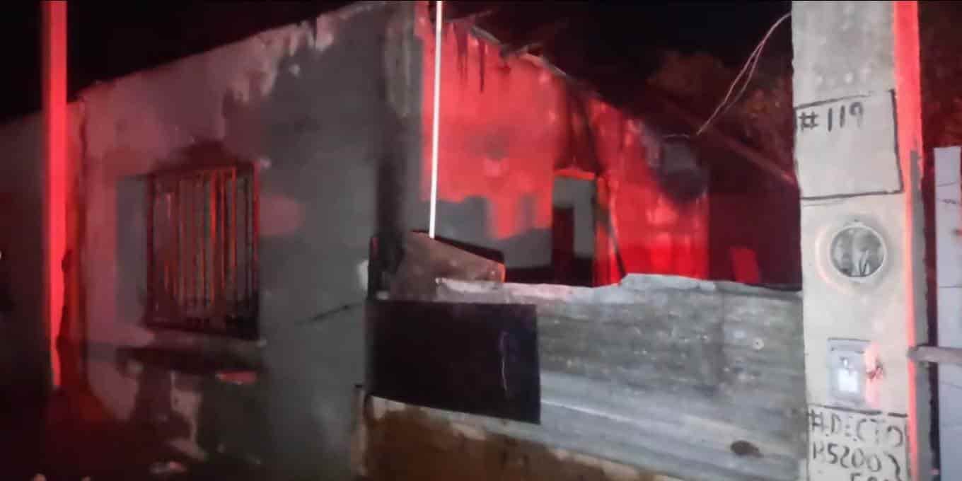 Un hombre perdió la vida calcinado dentro de su vivienda, que se incendió por causas desconocidas