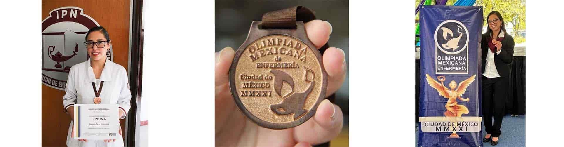 Obtiene tercer lugar en la Olimpiada Mexicana de Enfermería