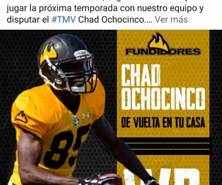 Bromean Fundidores con vuelta de Chad Ochocinco