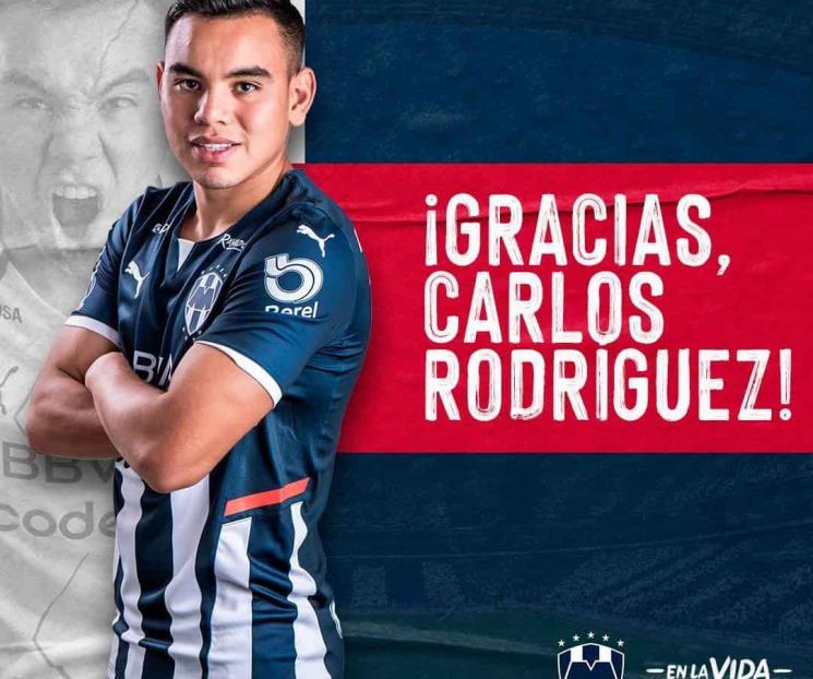 Confirma Rayados salida de Charly Rodríguez