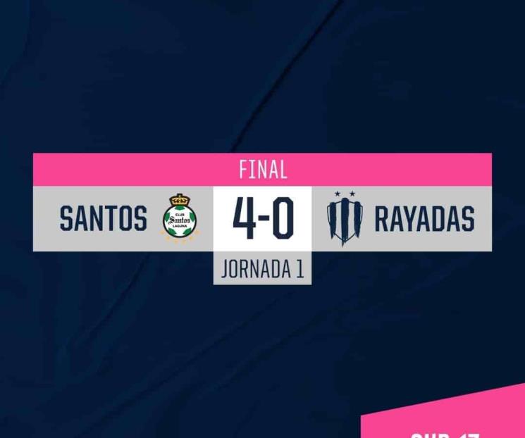 Debut histórico de Rayadas Sub-17 es con derrota